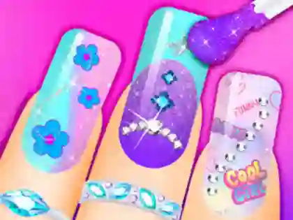 Permainan Coloring Book: Nail Art talian