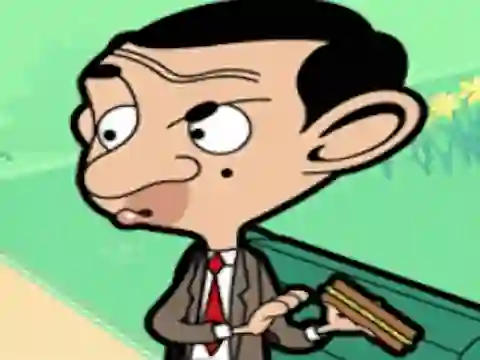 Permainan Mr Bean Sliding Puzzle talian