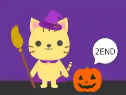 Permainan Cat and Halloween Escape talian