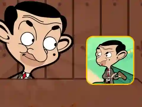 Permainan Mr Bean Solve Puzzle talian
