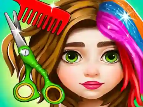 Permainan Hair Salon & Dress Up Girl talian
