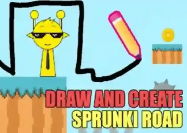 Permainan Draw And Create Sprunki Road talian