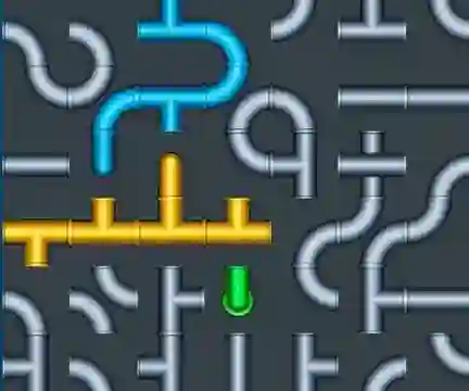 Permainan Connect The Pipes Water Puzzle talian