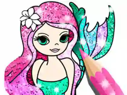 Permainan Coloring Book: Little Mermaid talian