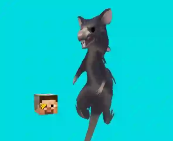 Permainan Ratomilton Spinning Flappy Minecraf talian