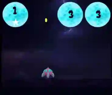 Permainan Space Shooter 2D talian