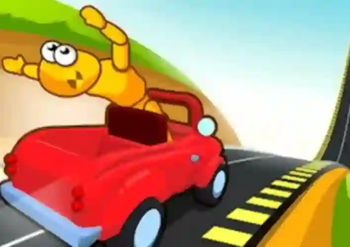 Permainan Downhill Car Ride Crash Test talian