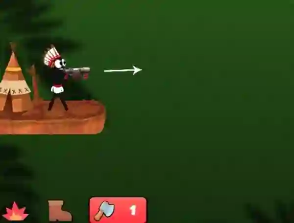 Permainan Stickman Arrow Battle talian
