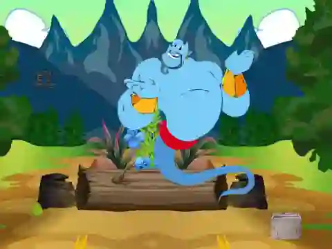 Permainan Escape From Wonder Genie Land talian