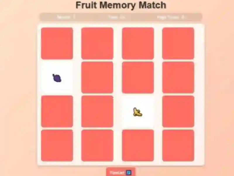 Permainan Fruit Memory Match talian