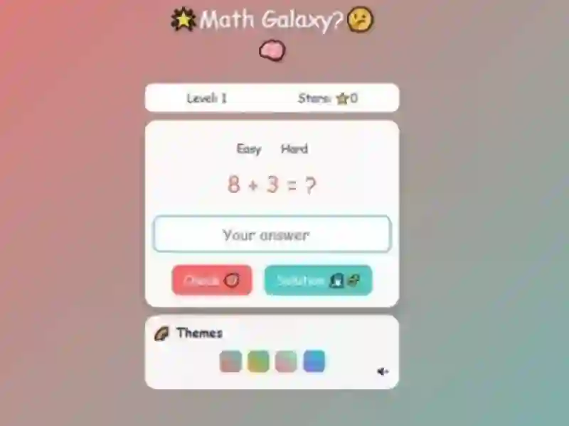 Permainan Math Galaxy talian