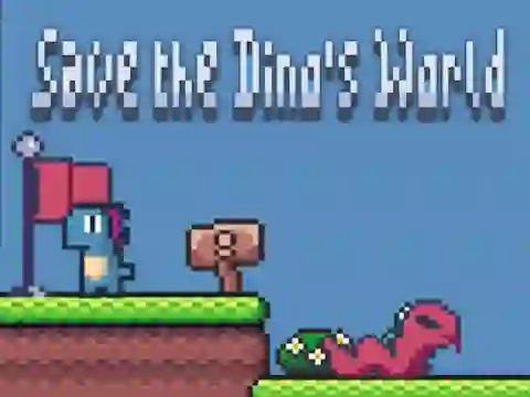 Permainan Save the Dino's World talian