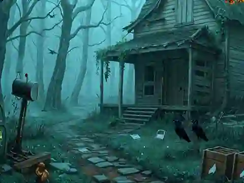 Permainan Whispering Abode Escape talian