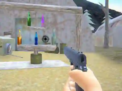Permainan Bottle Shooter 3d talian