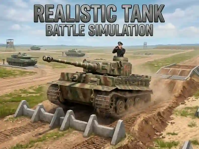 Permainan Realistic Tank Battle Simulation talian