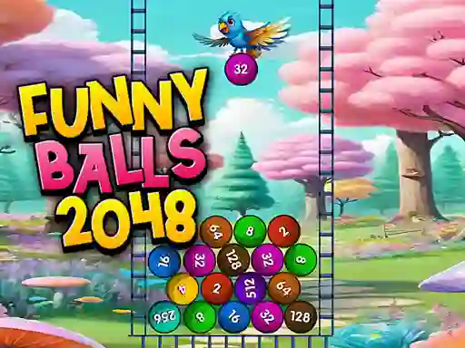 Permainan Funny Balls 2048 talian