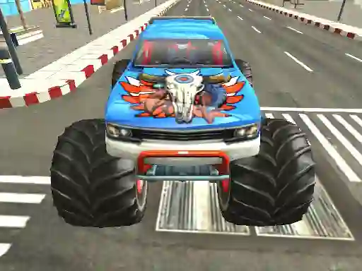 Permainan Monster Truck City Parking talian