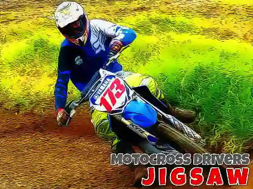 Permainan Motocross Drivers Jigsaw talian
