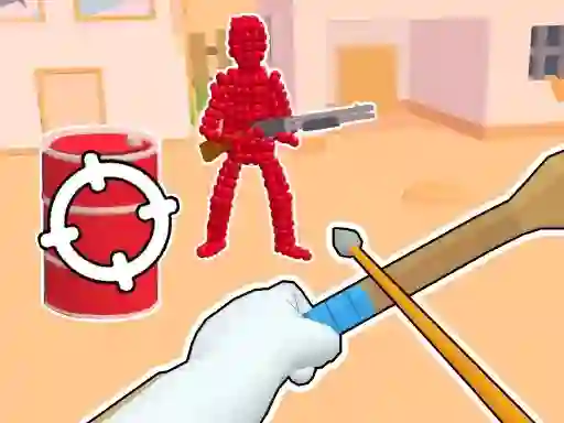 Permainan Stickman Archer: Shooting Arrows at Reds talian
