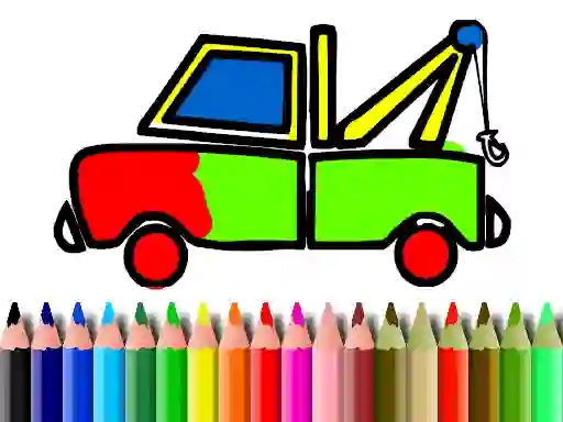 Permainan Back To School: Truck Coloring talian