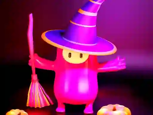 Permainan Fall Guys Halloween Puzzle talian