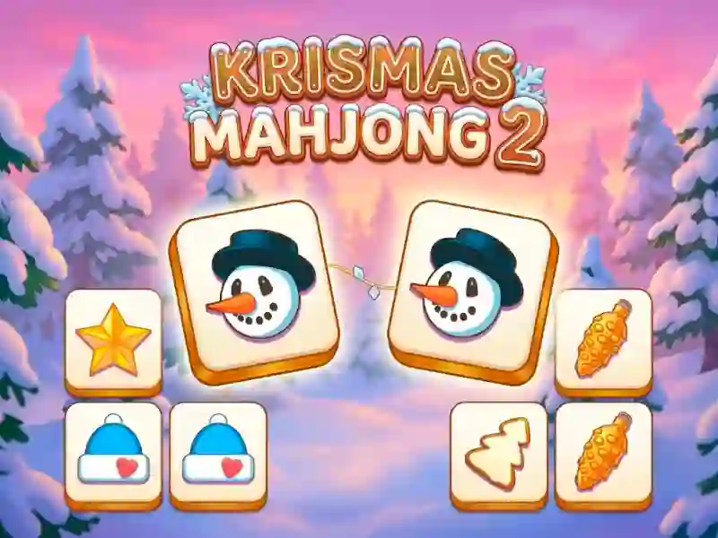 Permainan Krismas Mahjong 2 talian