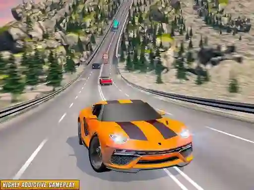 Permainan Highway GT Speed Car Racer talian
