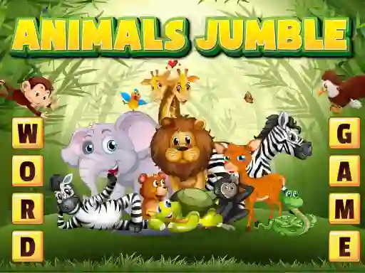 Permainan Animals Jumble talian