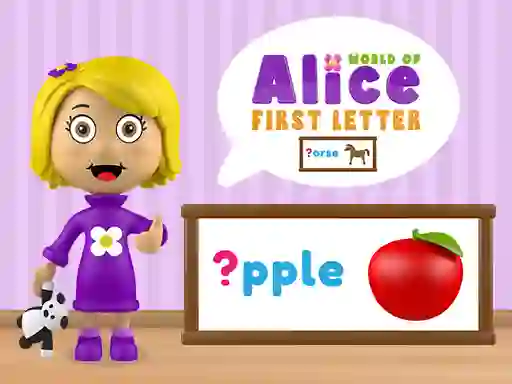 Permainan World of Alice First Letter talian