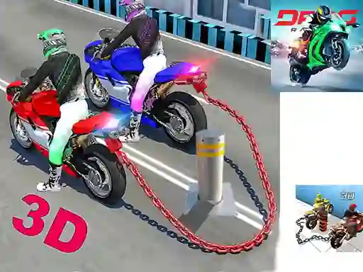 Permainan Chained Bike Racing 3d talian