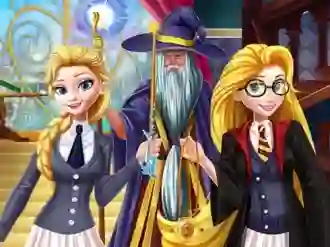 Permainan Princesses at School of Magic talian