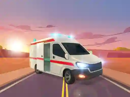 Permainan Ambulance Traffic Drive talian