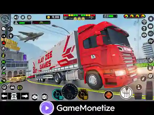 Permainan Crazy car transport truck talian