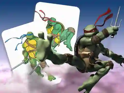 Permainan Ninja Turtles Memory card Match talian
