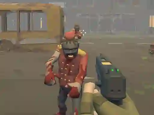 Permainan Zombie City Polygon Survival talian