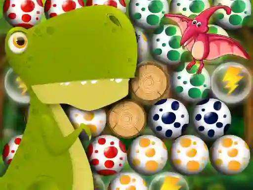 Permainan Egg Shooter: Bubble Dinosaur talian