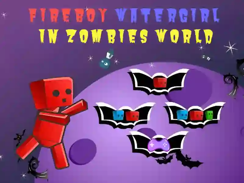 Permainan Fireboy Watergirl In Zombies World talian