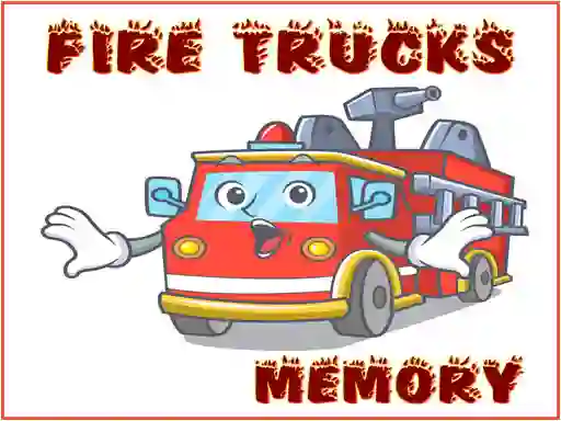 Permainan Fire Trucks Memory talian