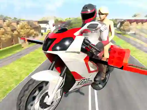 Permainan Flying Motorbike Driving Simulator talian