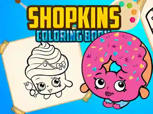 Permainan Shopkins Coloring Book talian