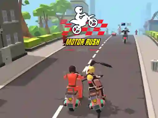 Permainan Motor Rush talian
