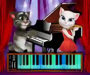 Permainan Talking Tom Piano Time talian