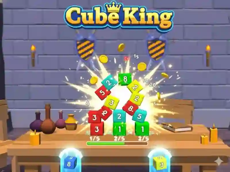 Permainan Cubes King talian