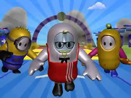 Permainan Fall Guys & Fall Girls Knockdown Multiplayer talian
