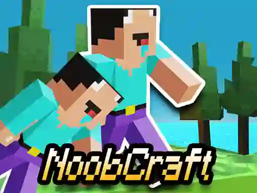 Permainan Parkour Craft Noob Steve 2 talian