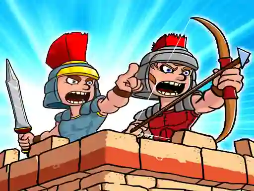 Permainan Impire Rush Rome Wars Tower Defense talian