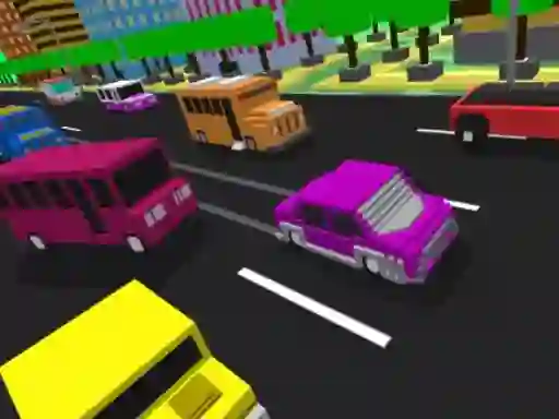 Permainan Blocky Highway Racing talian