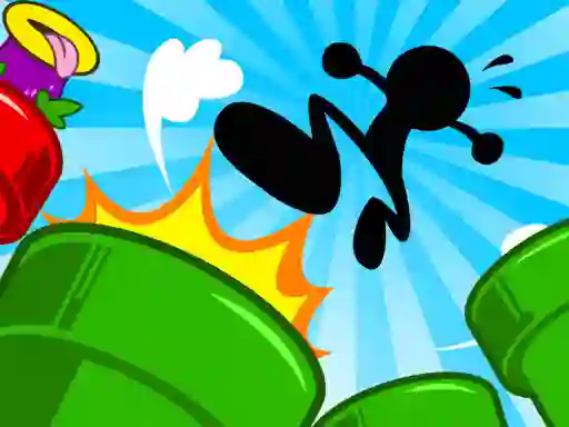 Permainan Stickman Bouncing talian