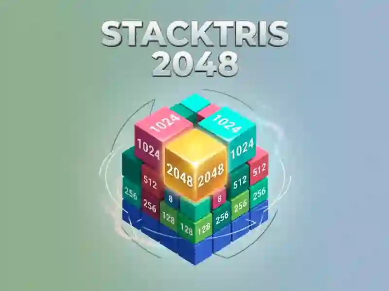 Permainan Stacktris 2048 talian