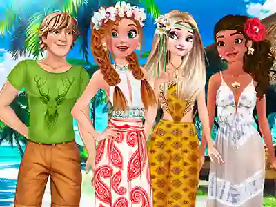Permainan Princess Birthday in Hawaii talian